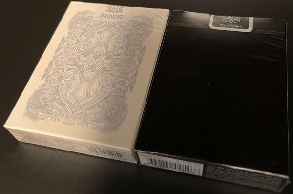 Baroque Black Label Special Edition and White Playing Cards Deck Set