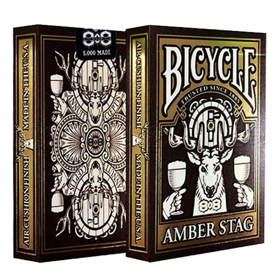 Bicycle Amber Stag Playing Cards Deck Club 808